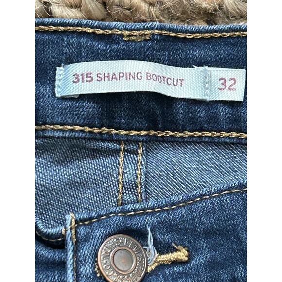 Levi's 315 Shaping Bootcut Jeans Women's Size 32 Blue Denim Stretch - Picture 4 of 7